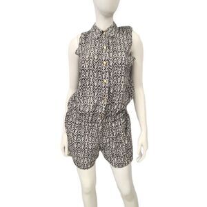 Michael Kors Romper Black and White size Med